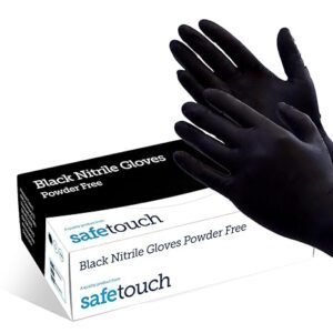 Black Nitrile Gloves