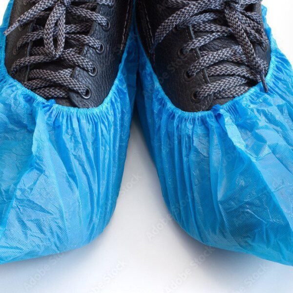 Blue Disposable Overshoes | High Quality Polyethylene | Elasticated, One Size
